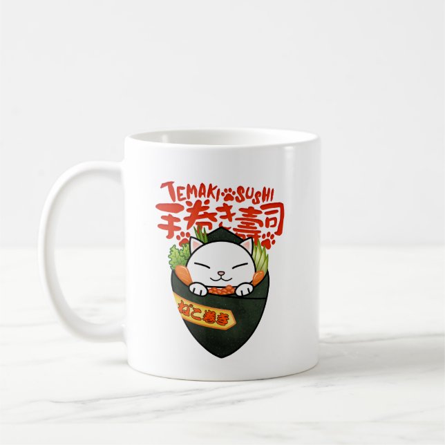 Temaki Sushi Cat Kaffeetasse (Links)