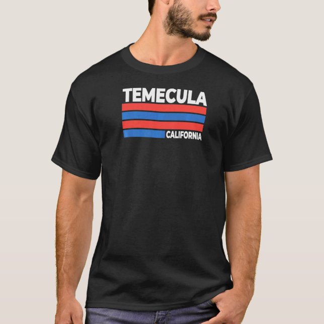 Temecula California Ca Keepake Riverside Remembra T-Shirt (Vorderseite)