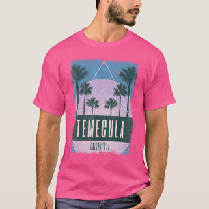 Temecula Kalifornien CA Vintage Vaporwave Retro 80 T-Shirt