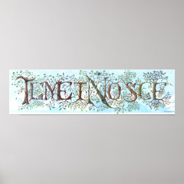 Temet Nosce Print Poster (Vorne)