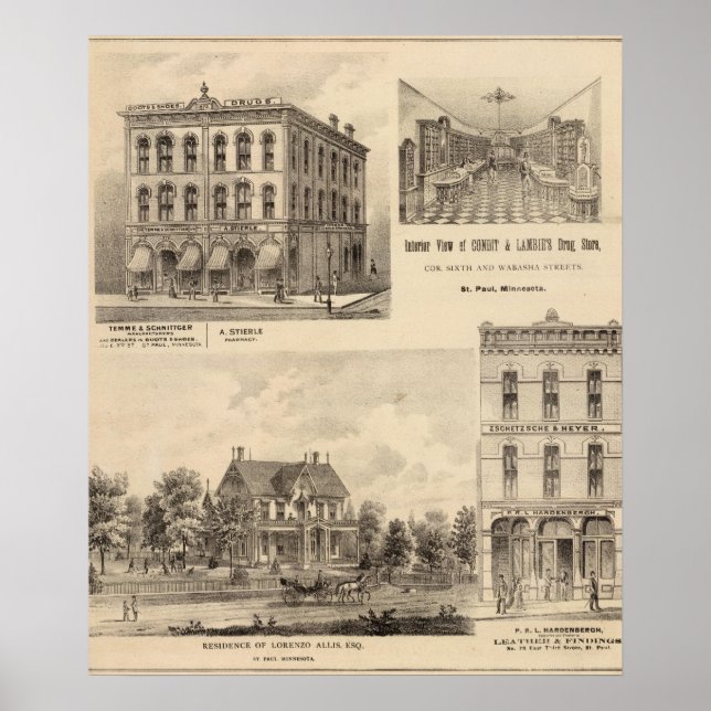 Temme und Schnittger, Hersteller, Minnesota Poster (Vorne)