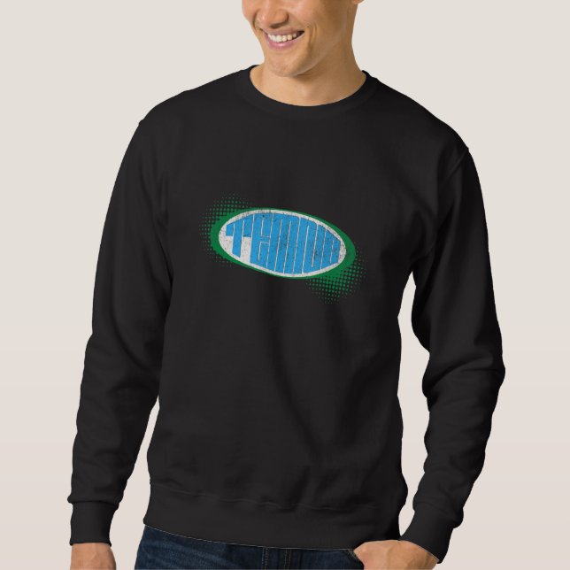 TEMNE Sierra Leone Kultur Vintage Großbuchstaben Sweatshirt (Vorderseite)