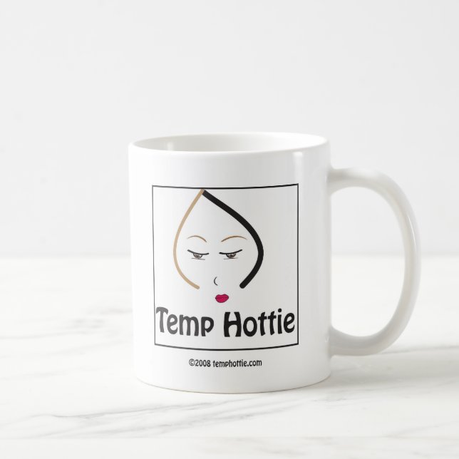 Temp Hottie Mädchen-Tasse Tasse (Rechts)