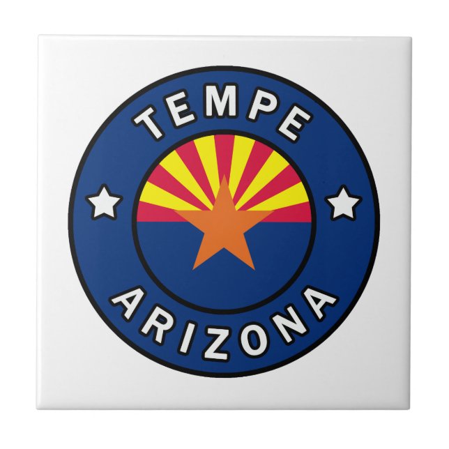 Tempe Arizona Fliese (Vorderseite)