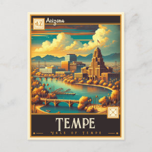 Tempe, Arizona Vintage Postkarte