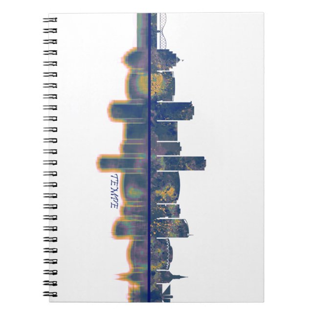 Tempe Skyline Notizblock (Vorderseite)