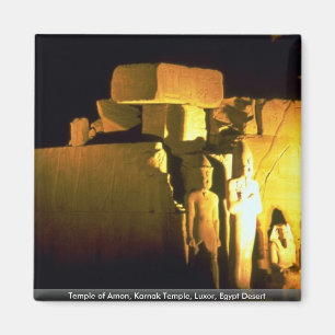 Tempel Amon, Karnak Tempel, Luxor, Ägyptische Wüst Magnet