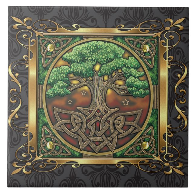 Tempel-ändern mittelalterliches fliese (Vorderseite)