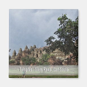 Tempel bei Siem Reap, Kambodscha Magnet