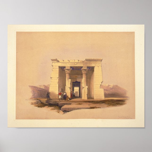 Tempel Dandour—Nubia Poster (Vorne)