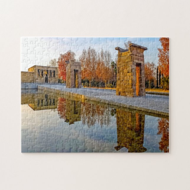 Tempel Debod Madrid. Puzzle (Horizontal)