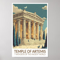 Tempel der Artemis Sieben Weltwunder Kunst