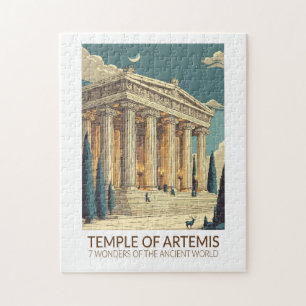 Tempel der Artemis Sieben Weltwunder Kunst Puzzle