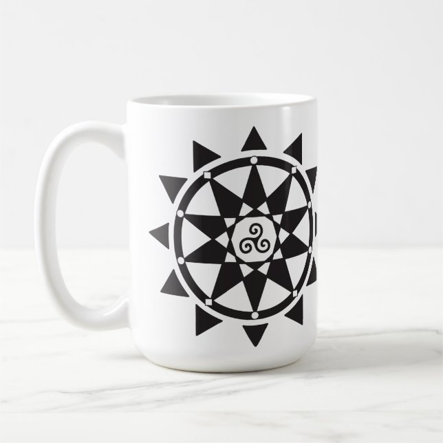 Tempel der Hexereilogo-Tasse Kaffeetasse (Links)
