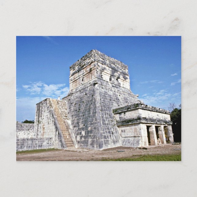 Tempel der Jaguare, Chichen Itza Postkarte (Vorderseite)