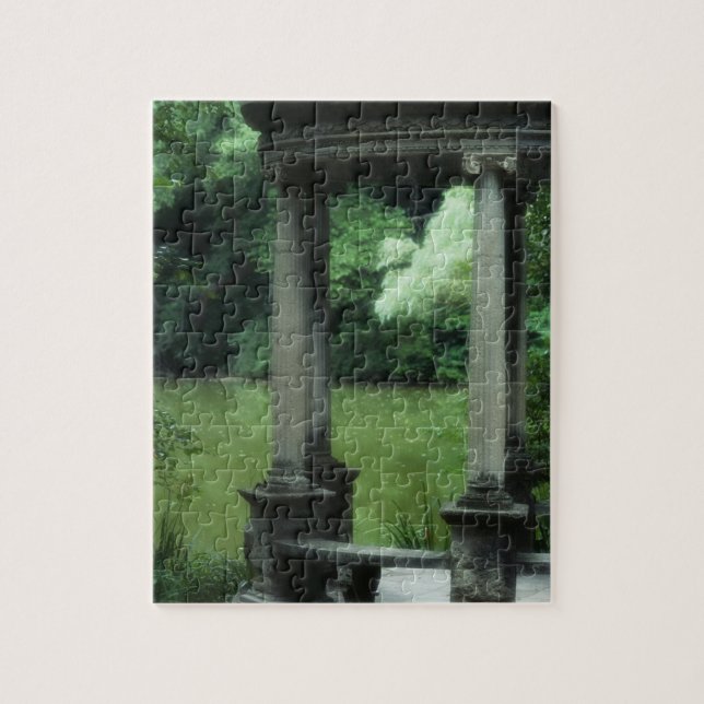 Tempel der Liebe an den alten Westbury Gärten Puzzle (Vertikal)