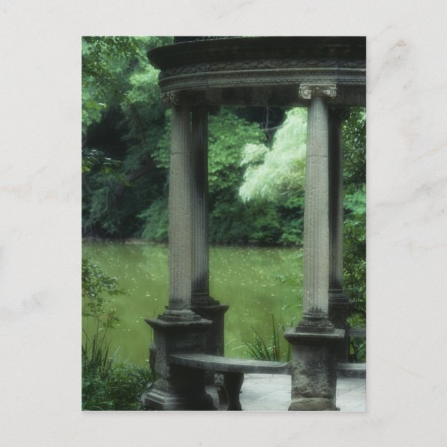 Tempel der Liebe im Old Westbury Gardens Postkarte (Vorderseite)