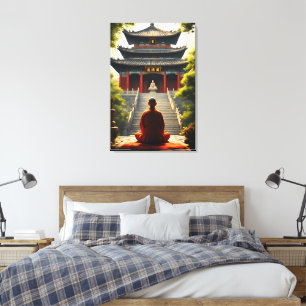 Tempel der Ruhe Leinwanddruck