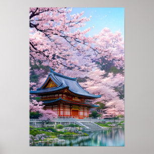 Tempel der Ruhe Poster