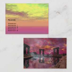 TEMPEL DER WASSER-Science Fiction Visitenkarte