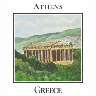 Tempel des Hephaistos, Athen Griechenland Aufkleber