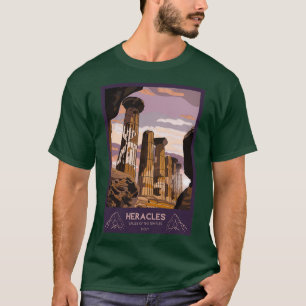 Tempel des Herakles Agrigent Tal der Tempel T-Shirt