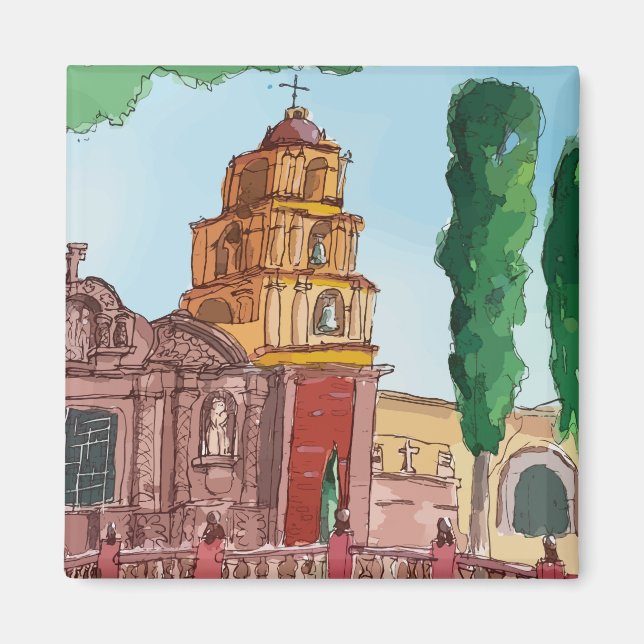 Tempel des Oratoriums von San Felipe Neri Magnet (Vorne)