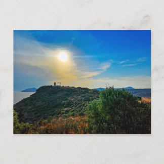 Tempel des Poseidon, Kap Sounion, Griechenland Postkarte