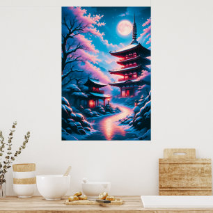 Tempel des Schnees und der Blüten (Yukizakura no T Poster