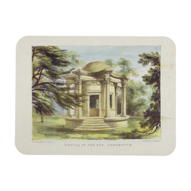 Tempel des Sieges, Kew Gardens, Platte 19 von "Kew Magnet (Horizontal)