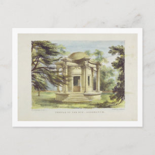 Tempel des Sieges, Kew Gardens, Platte 19 von "Kew Postkarte