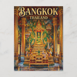 Tempel des Smaragd-Buddha Thailand Postkarte