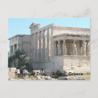 Tempel des Zeus Postcard Postkarte