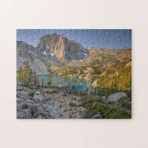 Tempel-Felsspitze und zweiter See Puzzle