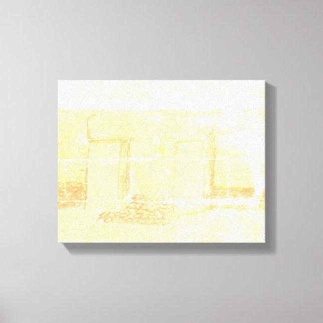 Tempel für Tag Canvas Print Leinwanddruck (Vorderseite)