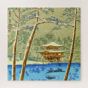 Tempel Golden Pavilion 15 Ansichten von Kyoto Japa Puzzle