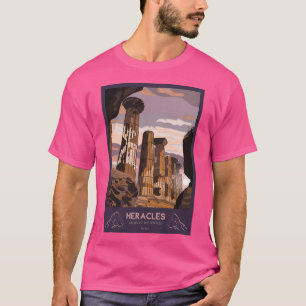 Tempel Heracles Agrigento Tal der Tempel T-Shirt