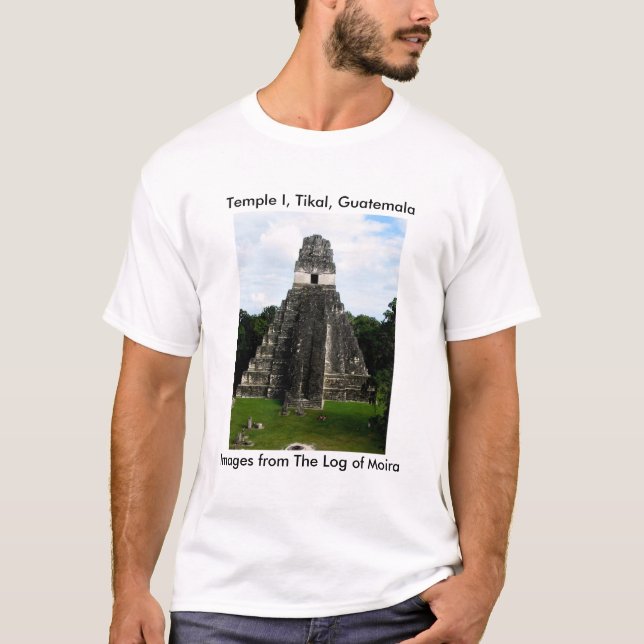 Tempel I, Tikal, Guatemala T-Shirt (Vorderseite)