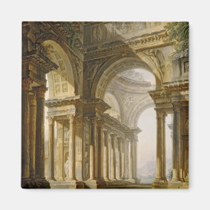 Tempel in Ruins Magnet