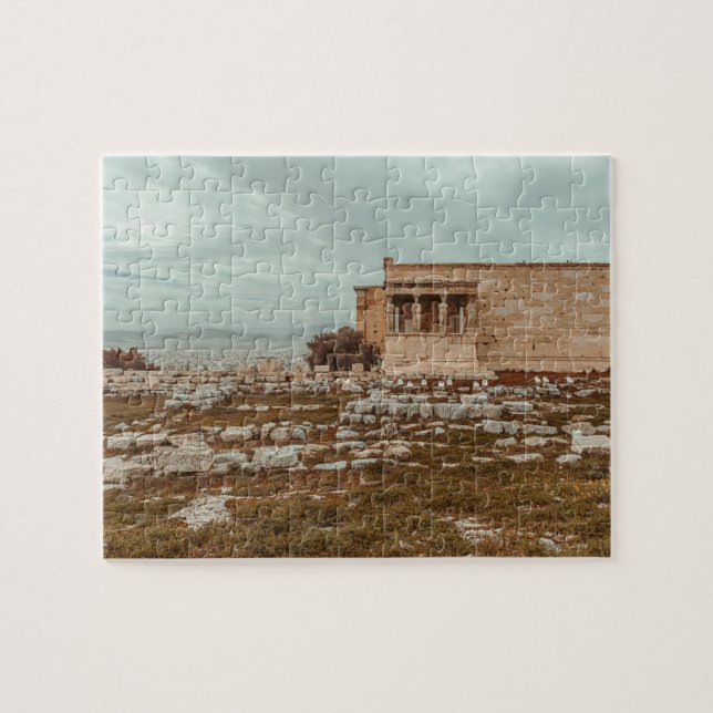 Tempel Parthenon auf der Akropolis in Athen Puzzle (Horizontal)