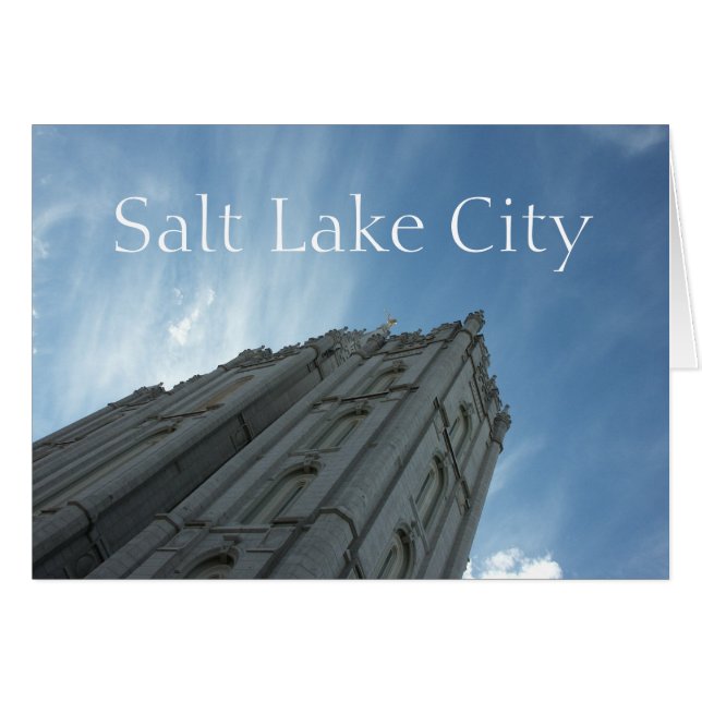 Tempel, Salt Lake City (Vorderseite (Horizontal))