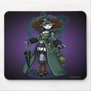 Tempel Steampunk Zeit-Reisend-Vampir Mousepad