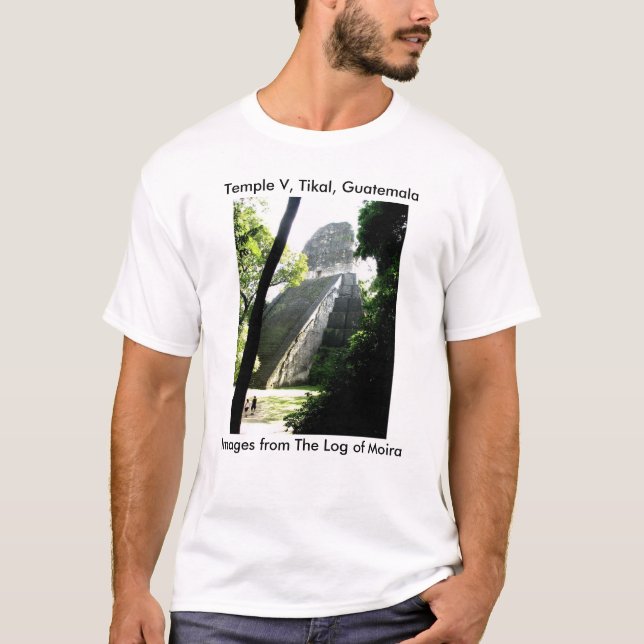 Tempel V, Tikal, Guatemala T-Shirt (Vorderseite)