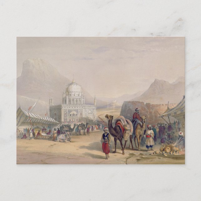 Tempel von 'Ahmed Shauh', König von Afghanistan, K Postkarte (Vorderseite)