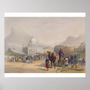 Tempel von "Ahmed Shauh", König von Afghanistan, Poster