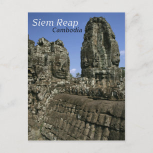 Tempel von Angkor in Kambodscha Postkarte