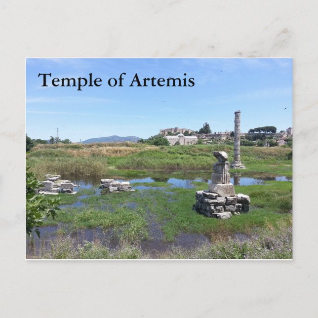 Tempel von Artemis Postcard Postkarte (Vorderseite)
