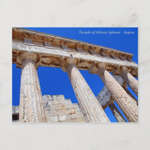 Tempel von Athena Aphaea - Aegina Postkarte