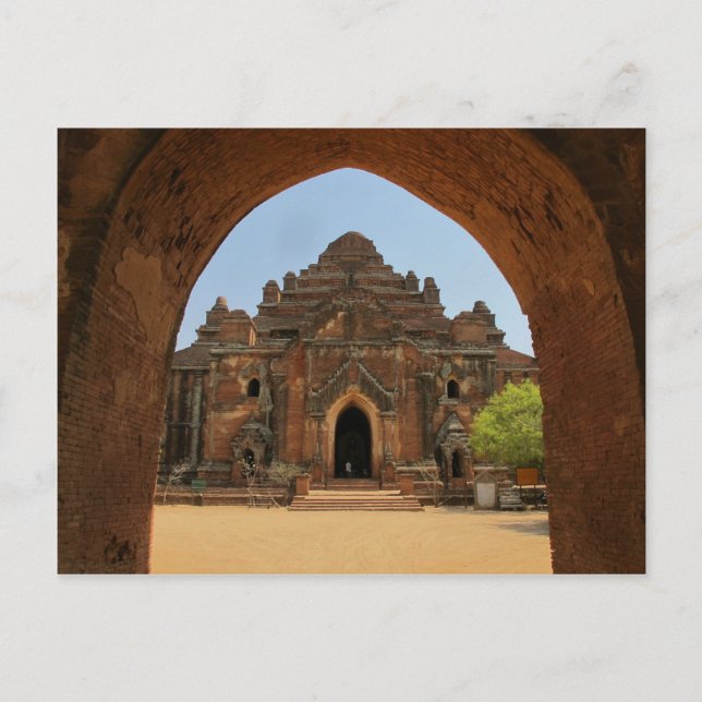 Tempel von Bagan Postkarte (Vorderseite)