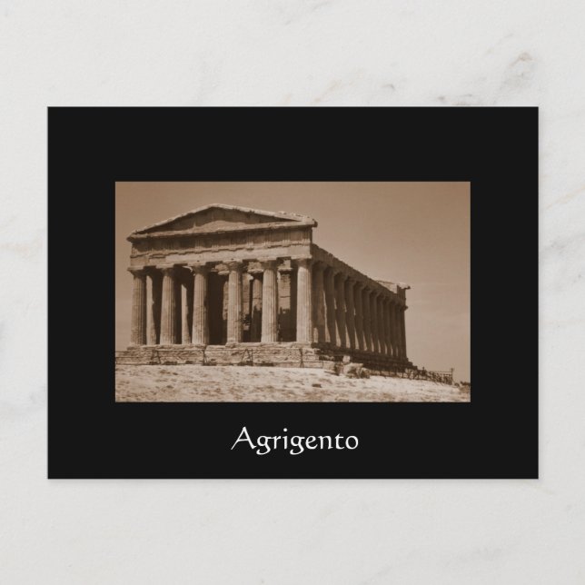 Tempel von Concordia Postkarte (Vorderseite)